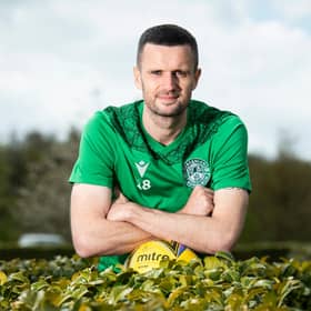 Hibs' Jamie Murphy back in contention as season reaches exciting climax . Photo by Paul Devlin / SNS Group