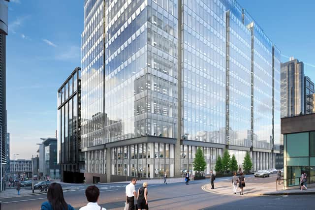 The 177 Bothwell Street development in Glasgow city centre will be home to a number of businesses including Virgin Money.