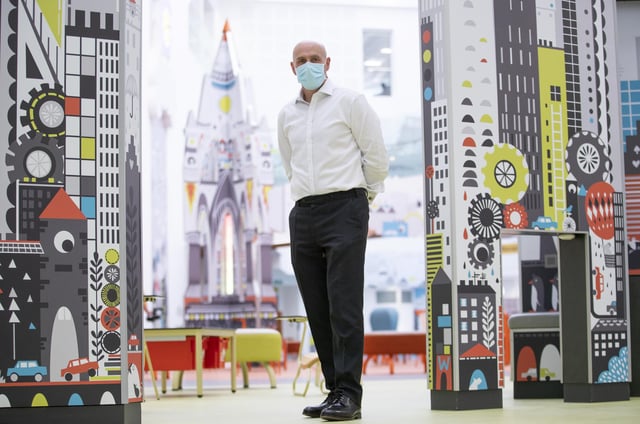 Chief Executive Calum Campbell in The Pod area at the new Royal Hospital for Children and Young People Edinburgh. Picture date: Thursday March 18, 2021.