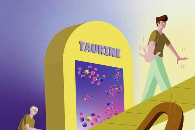 An illustration of how a deficiency of a molecule known as taurine - produced in the body and found in foods with protein such as meat or fish - may drive the ageing process. Picture: Columbia University Irving Medical Centre/PA Wire