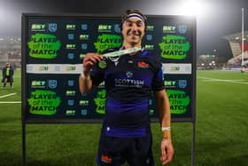 Jamie Ritchie picked up the player of the match award for his Edinburgh performance against Ulster.