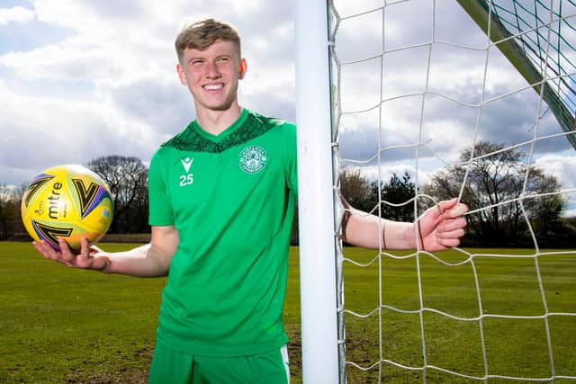 Josh Doig has signed a new long-term deal at Hibs. (Photo by Craig Foy / SNS Group)