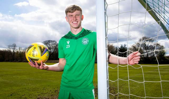Josh Doig has signed a new long-term deal at Hibs. (Photo by Craig Foy / SNS Group)