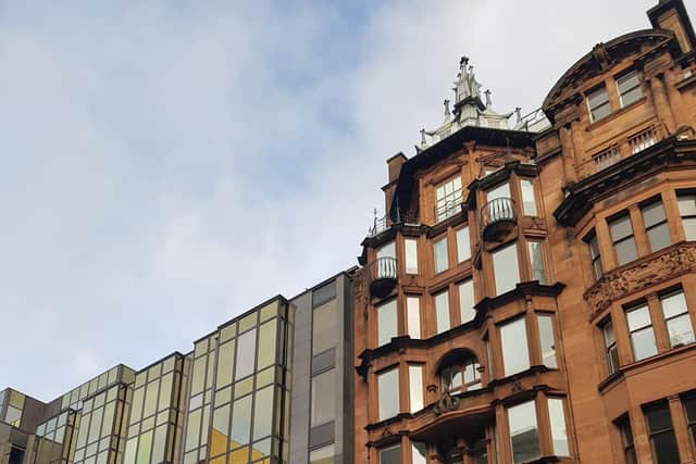 The A-listed Hatrack building on St Vincent Street is due to be "dominated" by the extension of its office block neighbour, heritage campaigners said.