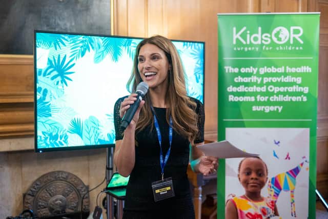 Nicola wood speaking at Kids OR event