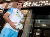 Lewis Bean at the Glasgow Warriors kit launch at the Scottish Rugby Store in Glasgow. Picture: Ross MacDonald/SNS