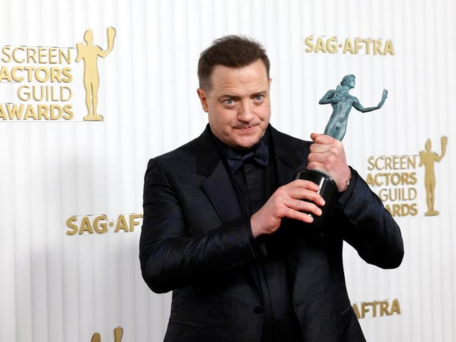 More commonly known for his appearances in the 00s blockbuster hit The Mummy, Brendan Fraser's comeback role in The Whale has installed him as the favourite to win the award thanks to his awe-inspiring performance.