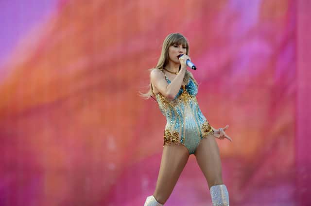 The talented Taylor Swift performs at Scotland's Murrayfield Stadium on the opening night of the UK leg of her Eras Tour (Picture: Lisa Ferguson)