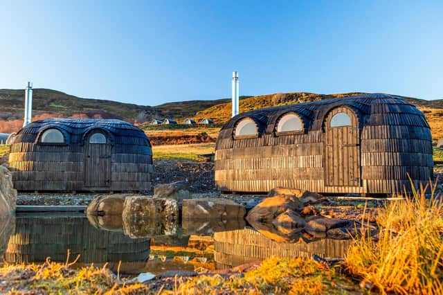 Estonian saunas at The Bracken Hide Pic: Athena Zelandonii