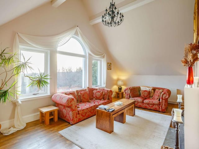 Upstairs lounge.