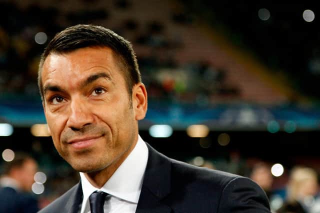 Giovanni van Bronckhorst has been confirmed as the new Rangers manager. (Photo credit should read CARLO HERMANN/AFP via Getty Images)
