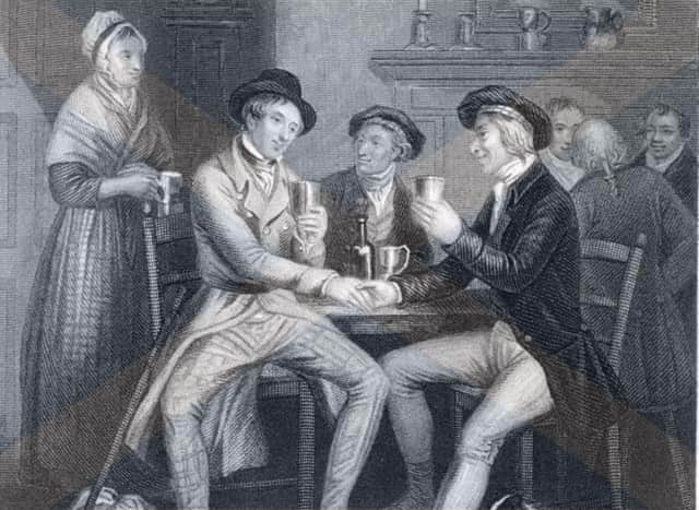 'First footing' is a historical Scottish custom that refers to the first person to enter your new home in the New Year.