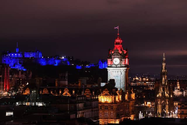 All of the live events in Edinburgh's three-day Hogmanay festival were called off due to the coronavirus pandemic. Picture: Jeff Mitchell/Getty Images