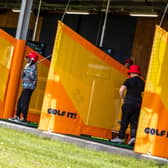 More than eight million balls have been hit on the driving range at Golf It! since the facility in Glasgow opened eight weeks ago and now work it set to take place to improve the outfield area. Picture: Golf It!