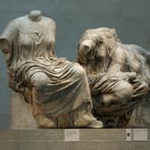 A section of the Parthenon Marbles in London's British Museum