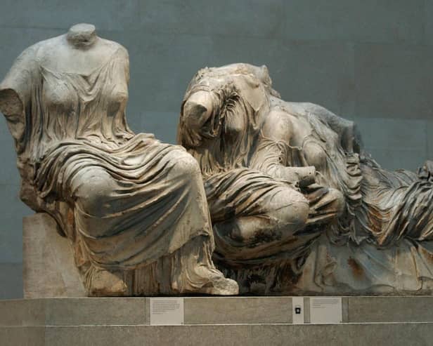 A section of the Parthenon Marbles in London's British Museum