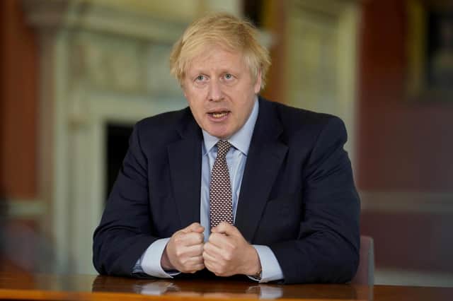 Boris Johnson has called for patience from the British public.