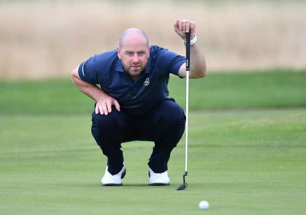 Craig Lee, pictured playing in last year's Loch Lomond Whiskies' Scottish PGA Championship at West Kilbride, won the PGA Play-Offs by thre shots at Aphrodite Hills in Cyprus. Picture: Mark Runnacles/Getty Images.