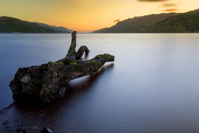 World famous for the monster that supposedly lurks beneath its surface, Loch Ness is only Scotland's second largest loch but contains the greatest volume of water - 7.45 cubic kilometres - meaning there's plenty of space for Nessie to hide.