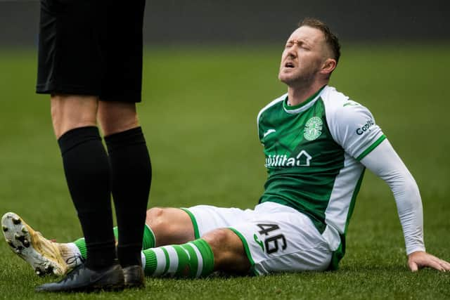 Aiden McGeady's Hibs season is over.