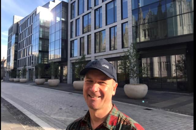 Martin Findlay, who is senior partner in Aberdeen, outside the new office building in Aberdeen.