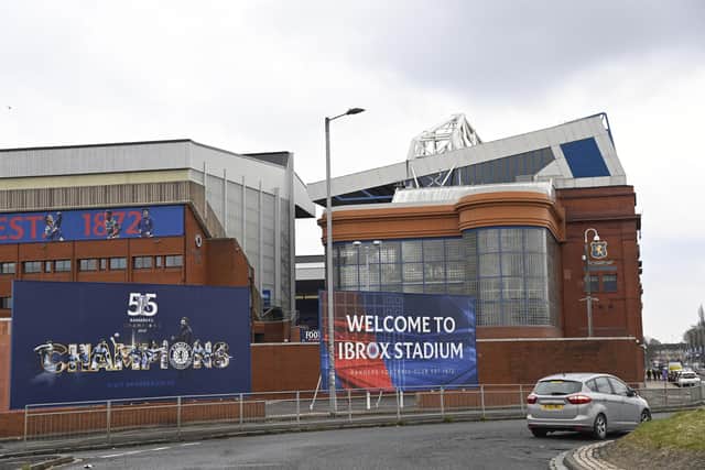 Rangers sent out a tweet warning their supporters. Picture: SNS
