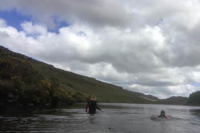 Eug Thomasson captured this wild swimming scene at a 'secret location.'