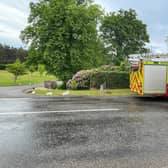 Fire crews outside the Daviot Care Home (pic: Duncan Macpherson)