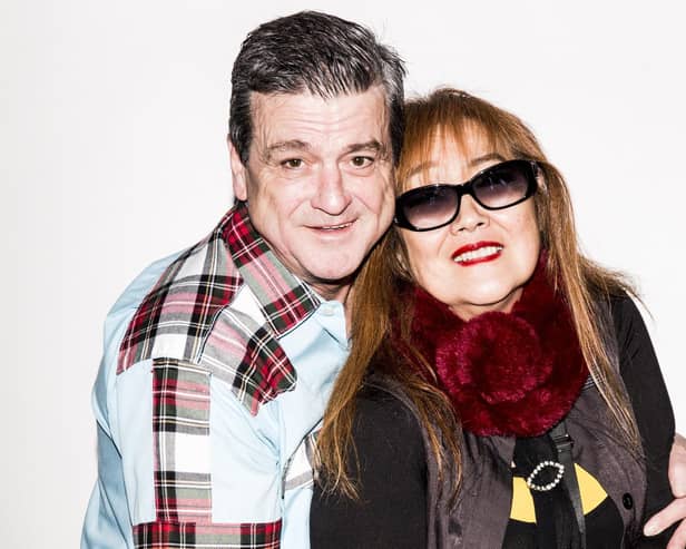 Les and Peko McKeown, Edinburgh and Bay City Rollers singer with his wife