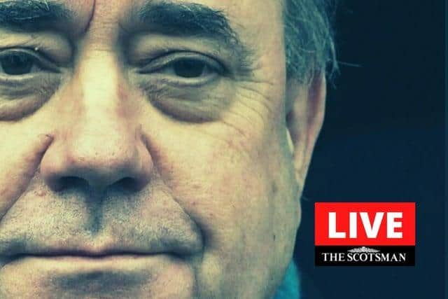 Former Scottish first minister Alex Salmond is to make a public statement.