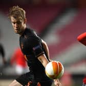 Rangers defender Filip Helander has been tipped to bounce back quickly from his tough night against Benfica in Lisbon. (Photo by PATRICIA DE MELO MOREIRA/AFP via Getty Images)