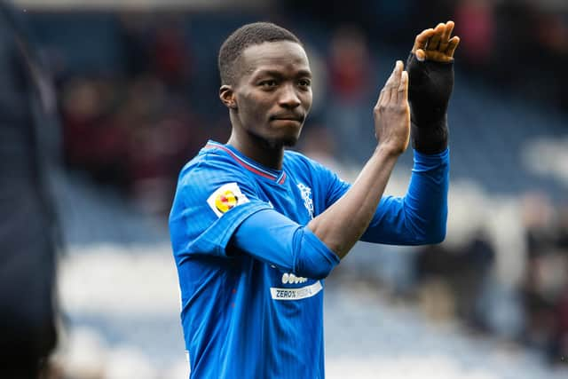 Rangers' Mohamed Diomande required surgery after breaking his thumb.