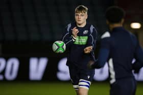 An injury to Jonny Morris took the shine off Scotland's 101-0 win over Hong Kong China.