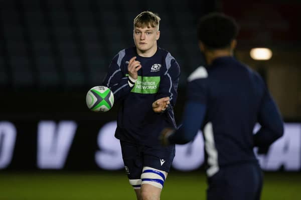 An injury to Jonny Morris took the shine off Scotland's 101-0 win over Hong Kong China.