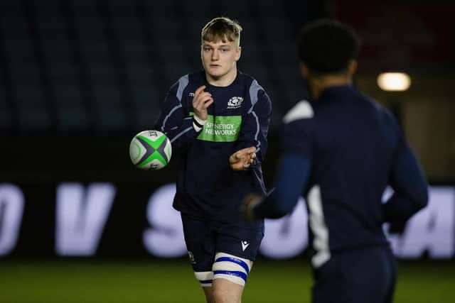 An injury to Jonny Morris took the shine off Scotland's 101-0 win over Hong Kong China.
