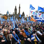 Independence supporters, like these seen at a pre-Covid rally, are getting impatient with Nicola Sturgeon, says Kenny MacAskill (Picture: John Devlin)