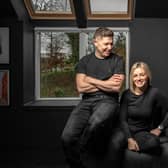 Motorbike enthusiasts Mark Paterson and his partner Carol-Ann Brown are delighted with their unique home, which is more New York loft than Scottish country cottage