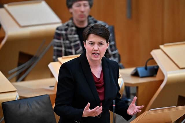 Former leader of the Scottish Conservatives Ruth Davidson. Picture: AFP via Getty Images