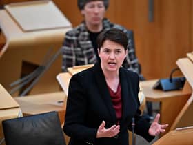 Former leader of the Scottish Conservatives Ruth Davidson. Picture: AFP via Getty Images