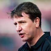 The future of Hearts manager Daniel Stendel is still unclear.