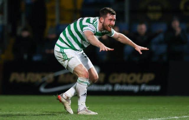 Celtic's Anthony Ralston at full time during a cinch Premiership match between Ross County and Celtic at the Global Energy Stadium, on December 15, 2021, in Dingwall, Scotland. (Photo by Craig Williamson / SNS Group)