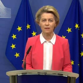 The European Union’s leader has called on the 27-nation bloc to ban oil imports from Russia in a sixth package of sanctions targeting Moscow for its war in Ukraine.