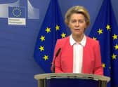 The European Union’s leader has called on the 27-nation bloc to ban oil imports from Russia in a sixth package of sanctions targeting Moscow for its war in Ukraine.