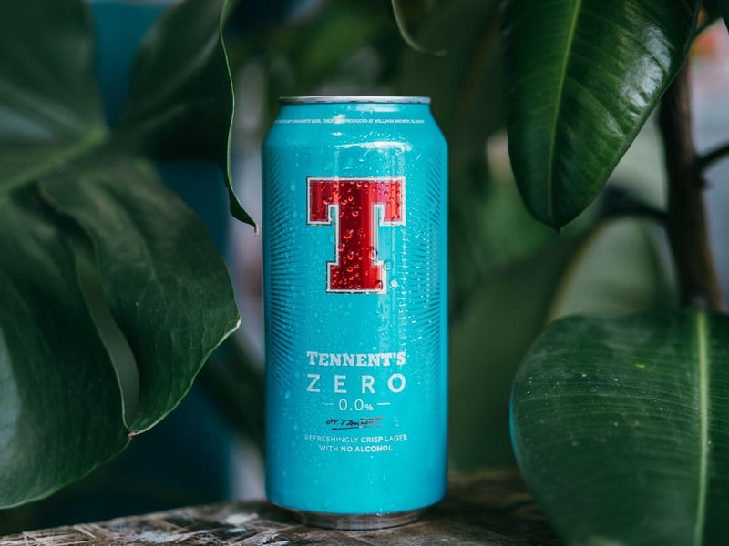 Tennent's were early adopted of low-alcohol beers with their one percent LA Lager in the 1980s. Scotland's favourite brewer has now added a alcohol-free beer to their range. Simply called Zero, it has just 17 calories per 100ml so is also good for your waistline.