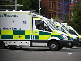Nearly 600 members of staff at the Scottish Ambulance Service are absent due to Covid-19. Picture: JPI Media