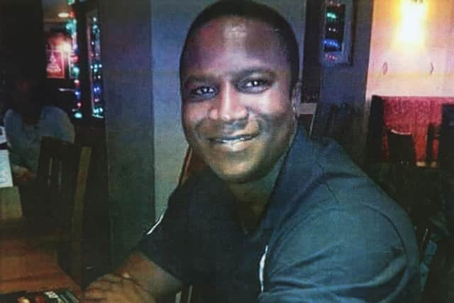 Undated family handout file photo of Sheku Bayoh. A police officer has told an inquiry how he heard a rib break while performing CPR on a man who fell unconscious during his arrest.