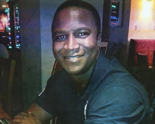 Undated family handout file photo of Sheku Bayoh. A police officer has told an inquiry how he heard a rib break while performing CPR on a man who fell unconscious during his arrest.