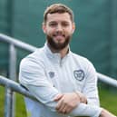 Jorge Grant played his first 90 minutes since joining Hearts last weekend.