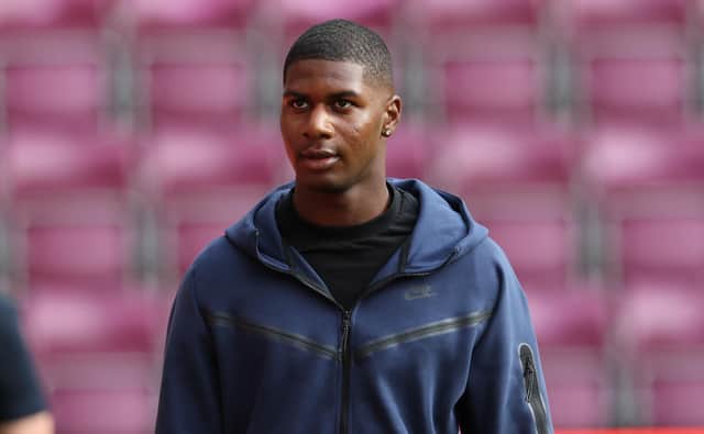 Odel Offiah has joined Hearts from Brighton on a season-long loan deal.