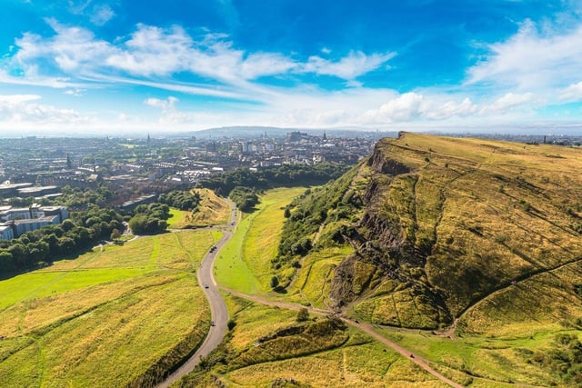 Including the volcanic Arthur's Seat and Salisbury Crags, Holyrood Park offers numerous walking trails, lochs, archaeological sites, and some of the best views of Edinburgh and the Firth of Forth. mojomo said: "Absolutely beautiful green oasis in the historical bustling city of Edinburgh. Lovely walking trails leading up and around the volcanic formation of Arthur’s Seat. Iconic views."